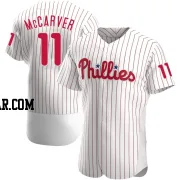 Tim McCarver Men's Philadelphia Phillies White Authentic Home Jersey