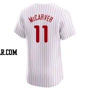 Tim McCarver Men's Philadelphia Phillies White Elite Home Jersey