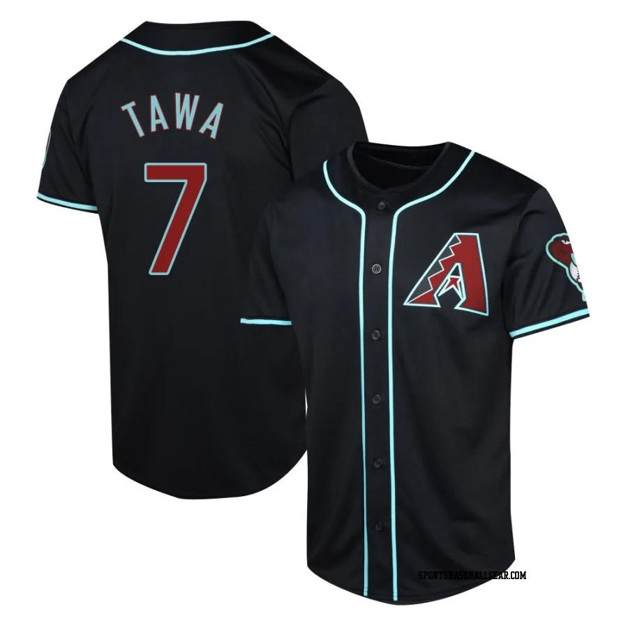 Timothy Tawa Men's Arizona Diamondbacks Black Limited Alternate Jersey