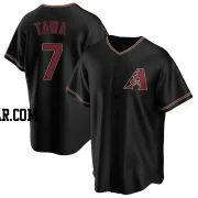 Timothy Tawa Men's Arizona Diamondbacks Black Replica Alternate Jersey