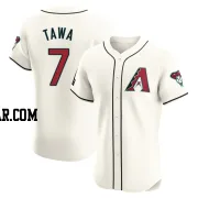 Timothy Tawa Men's Arizona Diamondbacks Cream Elite Home Patch Jersey