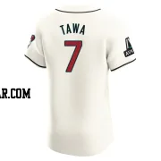 Timothy Tawa Men's Arizona Diamondbacks Cream Elite Home Patch Jersey