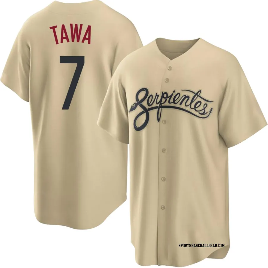 Timothy Tawa Men's Arizona Diamondbacks Gold Replica 2021 City Connect Cool Base Jersey