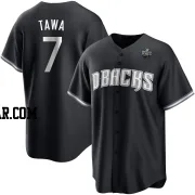 Timothy Tawa Men's Arizona Diamondbacks White Replica Black 2023 World Series Jersey