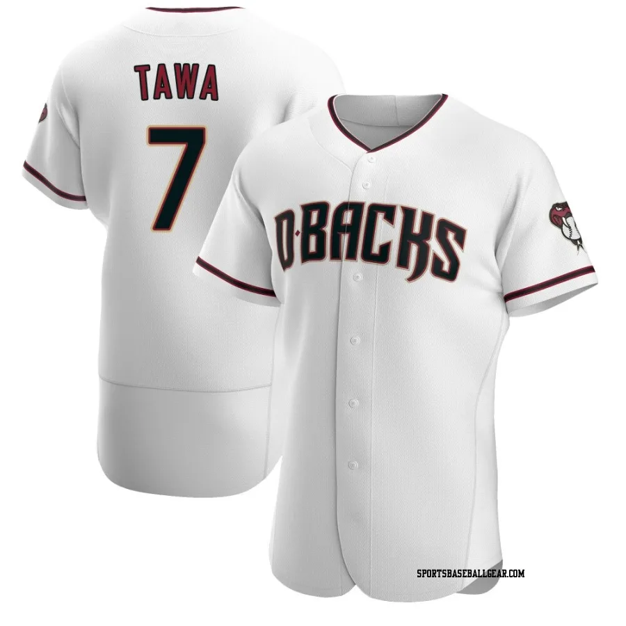 Timothy Tawa Men's Arizona Diamondbacks White/Crimson Authentic Home Jersey