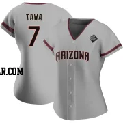 Timothy Tawa Women's Arizona Diamondbacks Gray Authentic Road 2023 World Series Jersey