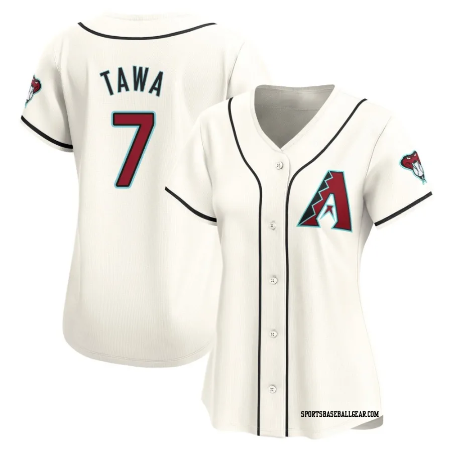 Timothy Tawa Women's Arizona Diamondbacks White Limited Home Jersey