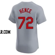 Tink Hence Men's St. Louis Cardinals Gray Elite Road Jersey