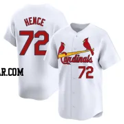 Tink Hence Men's St. Louis Cardinals White Limited Home Jersey