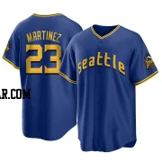 Tino Martinez Men's Seattle Mariners Royal Replica 2023 City Connect Jersey