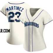 Tino Martinez Women's Seattle Mariners Cream Authentic Alternate Jersey