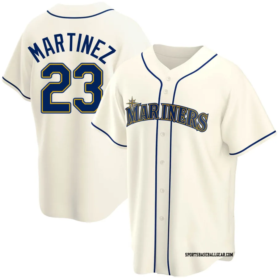 Tino Martinez Youth Seattle Mariners Cream Replica Alternate Jersey