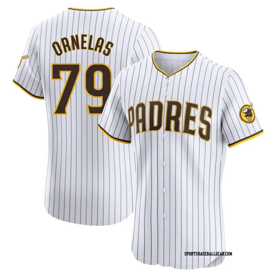 Tirso Ornelas Men's San Diego Padres White Elite Home Jersey