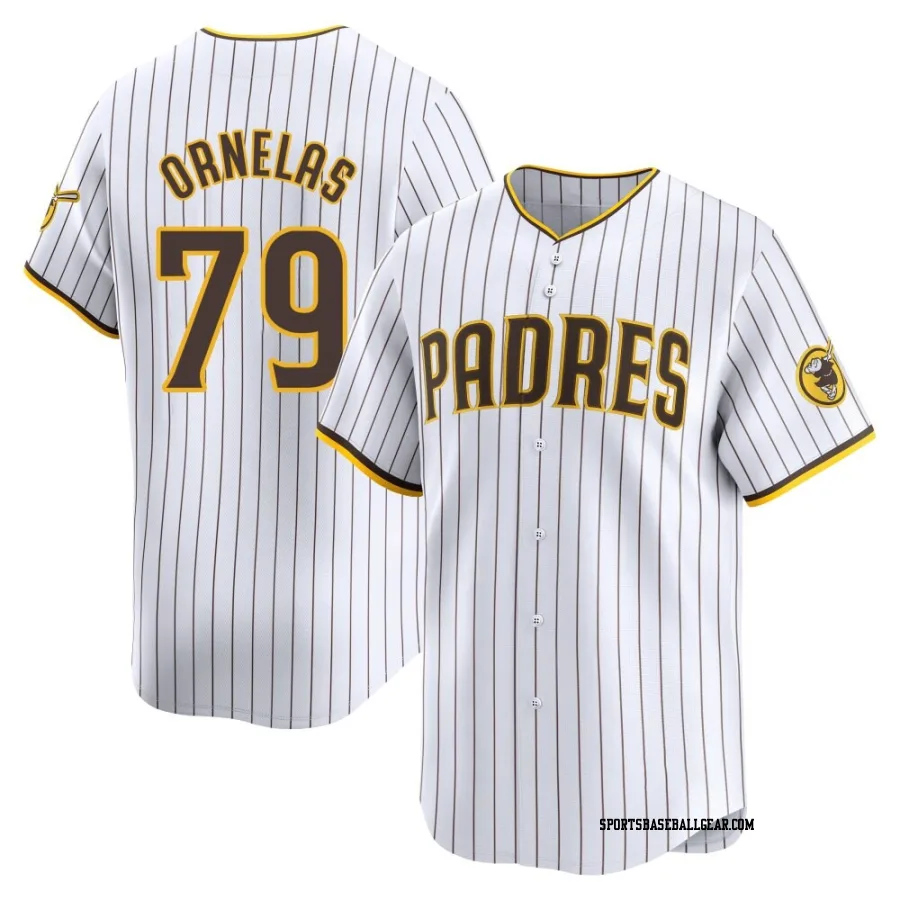 Tirso Ornelas Men's San Diego Padres White Limited Home Jersey