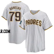 Tirso Ornelas Men's San Diego Padres White Replica 2024 World Tour Seoul Series Home Jersey