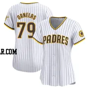 Tirso Ornelas Women's San Diego Padres White Limited Home Jersey