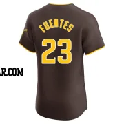 Tito Fuentes Men's San Diego Padres Brown Elite Road Vapor Premier Jersey