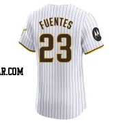 Tito Fuentes Men's San Diego Padres White Elite Home Patch Jersey