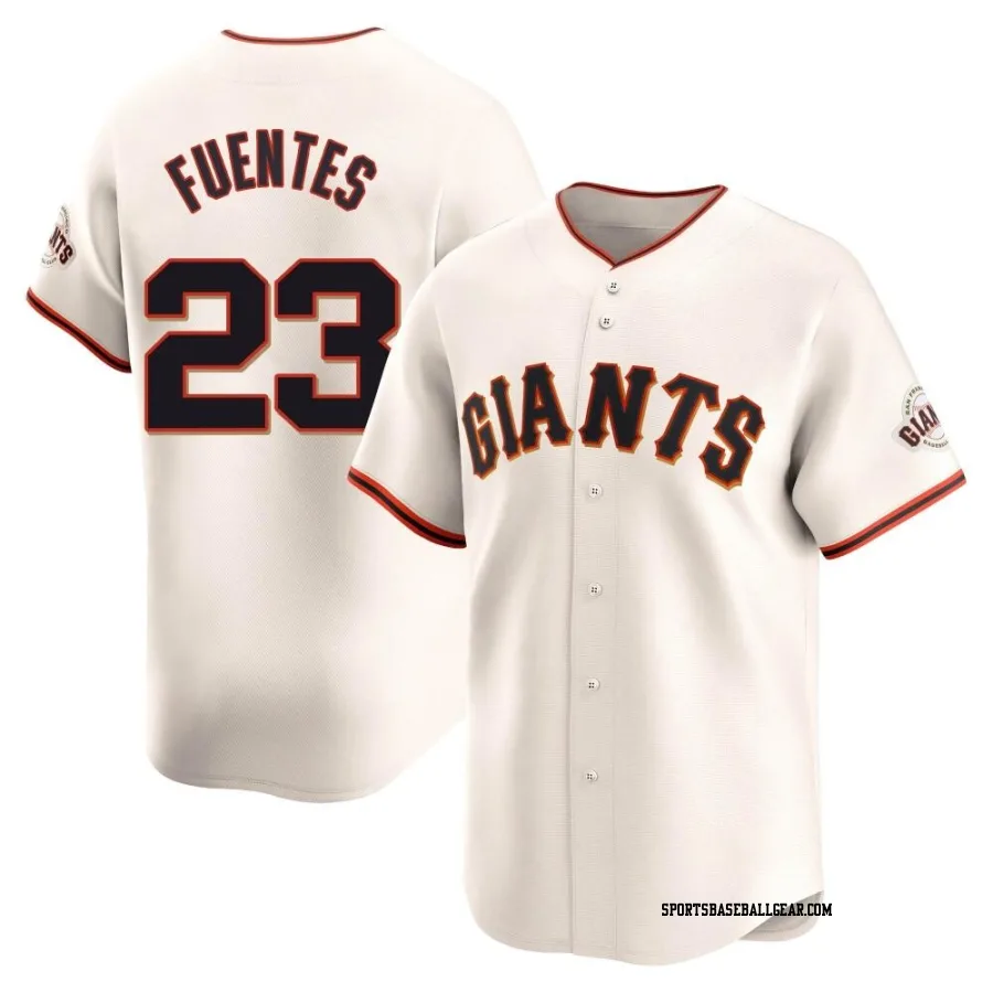 Tito Fuentes Men's San Francisco Giants Cream Limited Home Jersey