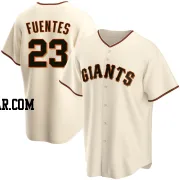 Tito Fuentes Men's San Francisco Giants Cream Replica Home Jersey