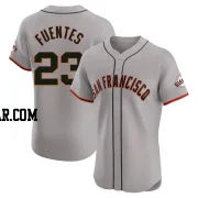 Tito Fuentes Men's San Francisco Giants Gray Elite Road Jersey