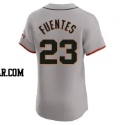 Tito Fuentes Men's San Francisco Giants Gray Elite Road Jersey