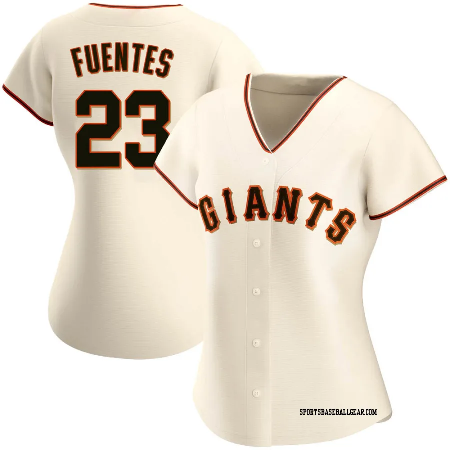 Tito Fuentes Women's San Francisco Giants Cream Authentic Home Jersey