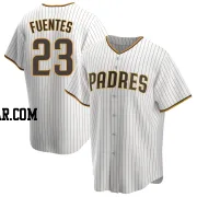 Tito Fuentes Youth San Diego Padres White/Brown Replica Home Jersey