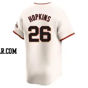 TJ Hopkins Men's San Francisco Giants Cream Elite Home Jersey