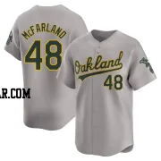 T.J. McFarland Men's Oakland Athletics Gray Limited Away Jersey