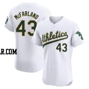 T.J. McFarland Men's Oakland Athletics White Elite Home Jersey