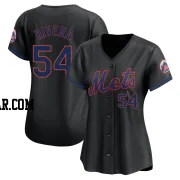 T.j. Rivera Women's New York Mets Black Limited T.J. Rivera Alternate Jersey