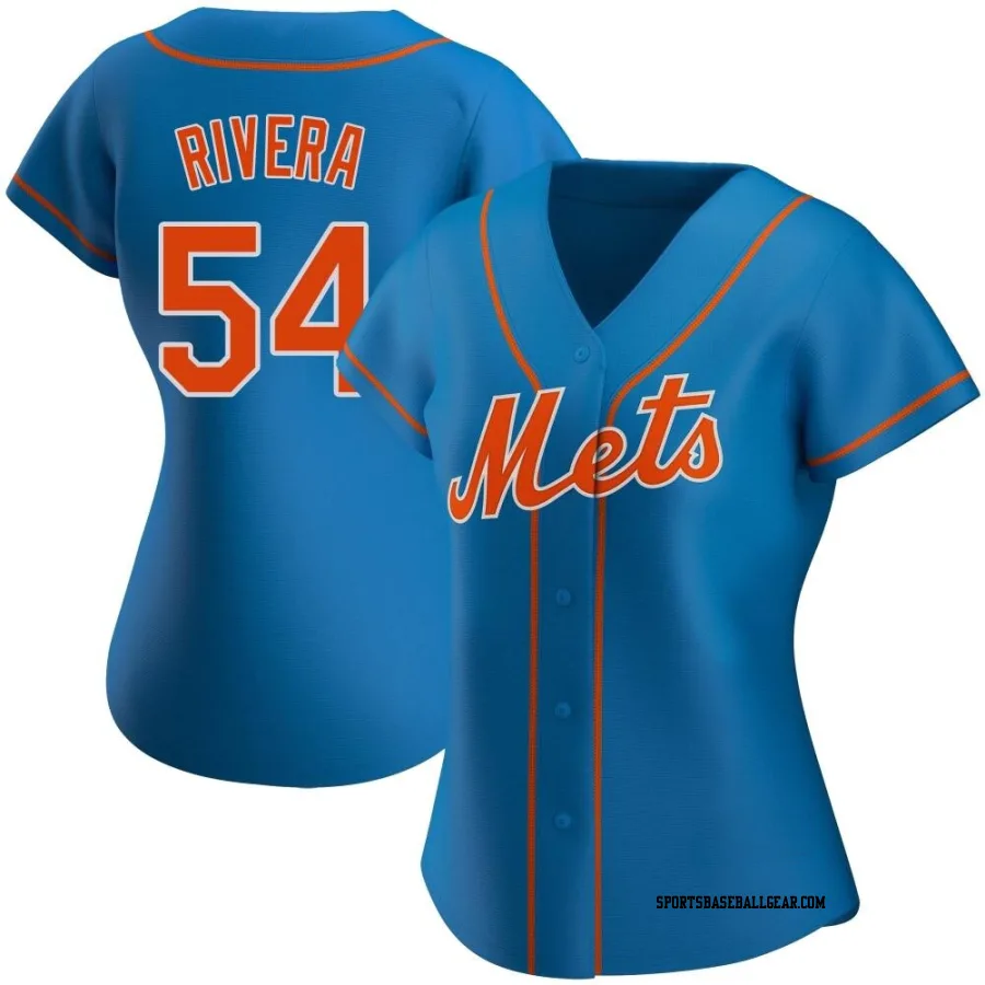 T.j. Rivera Women's New York Mets Royal Authentic T.J. Rivera Alternate Jersey