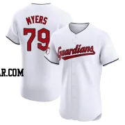 Tobias Myers Men's Cleveland Guardians White Elite Home Jersey