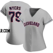 Tobias Myers Women's Cleveland Guardians Gray Authentic Road Jersey