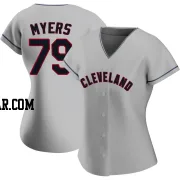 Tobias Myers Women's Cleveland Guardians Gray Replica Road Jersey