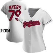 Tobias Myers Women's Cleveland Guardians White Replica Home Jersey