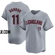 Toby Harrah Youth Cleveland Guardians Gray Limited Road Jersey