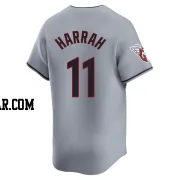 Toby Harrah Youth Cleveland Guardians Gray Limited Road Jersey