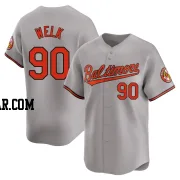 Toby Welk Men's Baltimore Orioles Gray Limited Road Jersey