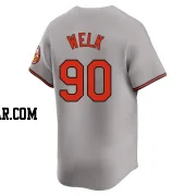 Toby Welk Men's Baltimore Orioles Gray Limited Road Jersey