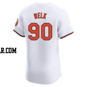 Toby Welk Men's Baltimore Orioles White Elite Home Jersey