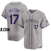 Todd Helton Men's Colorado Rockies Gray Limited Road Jersey