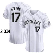 Todd Helton Men's Colorado Rockies White Elite Home Jersey