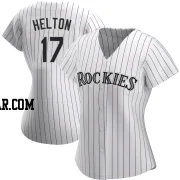 Todd Helton Women's Colorado Rockies White Authentic Home Jersey