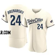 Tom Brunansky Men's Minnesota Twins Cream Authentic Alternate 2023 Jersey