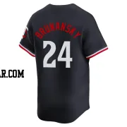 Tom Brunansky Youth Minnesota Twins Navy Limited Alternate Jersey