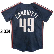 Tom Candiotti Toddler Cleveland Guardians Navy Limited Preschool & 2024 City Connect Jersey