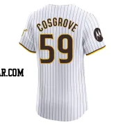 Tom Cosgrove Men's San Diego Padres White Elite Home Patch Jersey