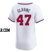 Tom Glavine Men's Atlanta Braves White Elite Home Jersey